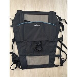 KURGO Backseat Dog Barrier for CAR‎ Truck Pet Safety Travel w/Cupholder Black